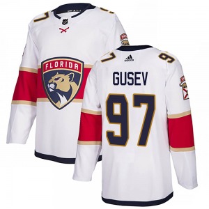 Youth Authentic Florida Panthers Nikita Gusev White Away Official Adidas Jersey