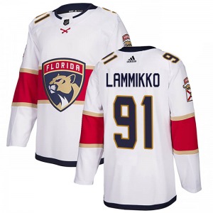 Youth Authentic Florida Panthers Juho Lammikko White Away Official Adidas Jersey