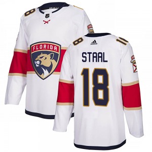 Youth Authentic Florida Panthers Marc Staal White Away Official Adidas Jersey