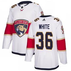 Youth Authentic Florida Panthers Colin White White Away Official Adidas Jersey