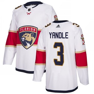 Youth Authentic Florida Panthers Keith Yandle White Away Official Adidas Jersey