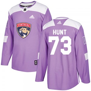 Youth Authentic Florida Panthers Dryden Hunt Purple ized Fights Cancer Practice Official Adidas Jersey