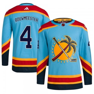 Youth Authentic Florida Panthers Jay Bouwmeester Light Blue Reverse Retro 2.0 Official Adidas Jersey