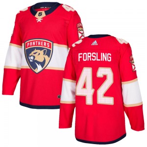 Youth Authentic Florida Panthers Gustav Forsling Red Home Official Adidas Jersey