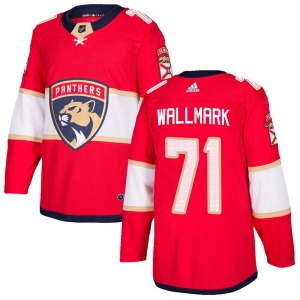 Youth Authentic Florida Panthers Lucas Wallmark Red Home Official Adidas Jersey