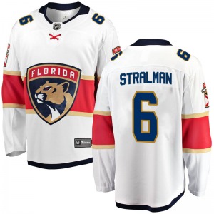 Youth Breakaway Florida Panthers Anton Stralman White Away Official Fanatics Branded Jersey