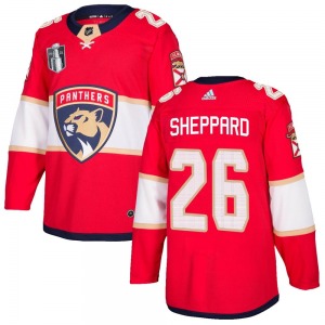 Youth Authentic Florida Panthers Ray Sheppard Red Home 2023 Stanley Cup Final Official Adidas Jersey