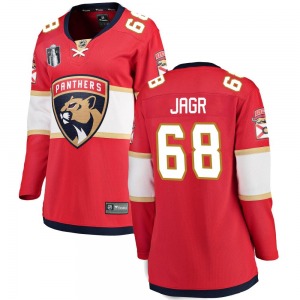 Women's Breakaway Florida Panthers Jaromir Jagr Red Home 2023 Stanley Cup Final Official Fanatics Branded Jersey