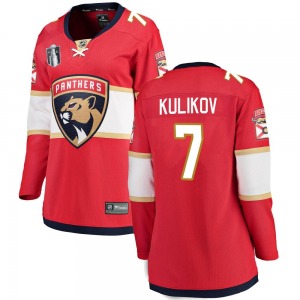 Women's Breakaway Florida Panthers Dmitry Kulikov Red Home 2023 Stanley Cup Final Official Fanatics Branded Jersey