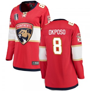 Women's Breakaway Florida Panthers Kyle Okposo Red Home 2023 Stanley Cup Final Official Fanatics Branded Jersey
