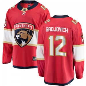 Youth Breakaway Florida Panthers Jonah Gadjovich Red Home Official Fanatics Branded Jersey
