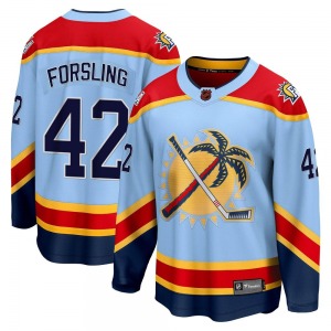 Adult Breakaway Florida Panthers Gustav Forsling Light Blue Special Edition 2.0 Official Fanatics Branded Jersey