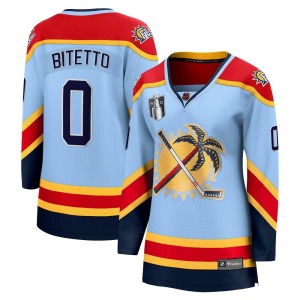 Women's Breakaway Florida Panthers Anthony Bitetto Light Blue Special Edition 2.0 2023 Stanley Cup Final Official Fanatics Brand