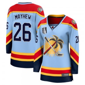 Women's Breakaway Florida Panthers Gerry Mayhew Light Blue Special Edition 2.0 2023 Stanley Cup Final Official Fanatics Branded 