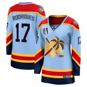 Women's Breakaway Florida Panthers Evan Rodrigues Light Blue Special Edition 2.0 2023 Stanley Cup Final Official Fanatics Brande