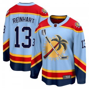 Adult Breakaway Florida Panthers Sam Reinhart Light Blue Special Edition 2.0 2023 Stanley Cup Final Official Fanatics Branded Je