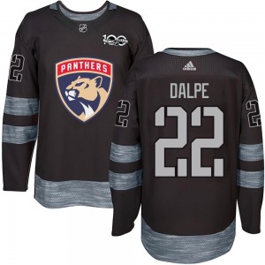 Adult Authentic Florida Panthers Zac Dalpe Black 1917-2017 100th Anniversary Official Jersey