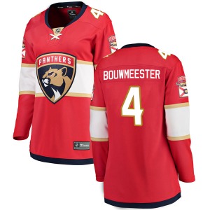 Women's Breakaway Florida Panthers Jay Bouwmeester Red Home Official Fanatics Branded Jersey