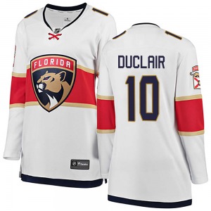 Women's Breakaway Florida Panthers Anthony Duclair White Away Official Fanatics Branded Jersey