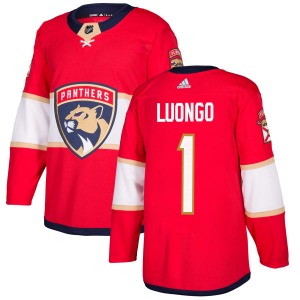 Adult Authentic Florida Panthers Roberto Luongo Red Official Adidas Jersey