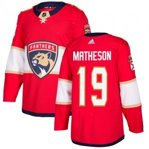 Youth Authentic Florida Panthers Michael Matheson Red Home Official Adidas Jersey
