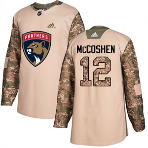 Adult Authentic Florida Panthers Ian McCoshen Camo Veterans Day Practice Official Adidas Jersey