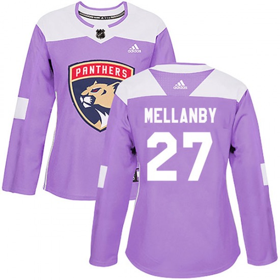Women's Authentic Florida Panthers Scott Mellanby Purple ...