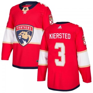 Adult Authentic Florida Panthers Matt Kiersted Red Home Official Adidas Jersey