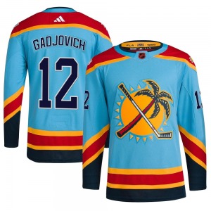 Youth Authentic Florida Panthers Jonah Gadjovich Light Blue Reverse Retro 2.0 Official Adidas Jersey