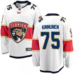 Youth Breakaway Florida Panthers Santtu Kinnunen White Away Official Fanatics Branded Jersey