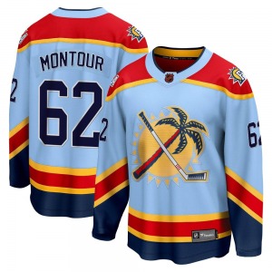 Adult Breakaway Florida Panthers Brandon Montour Light Blue Special Edition 2.0 Official Fanatics Branded Jersey