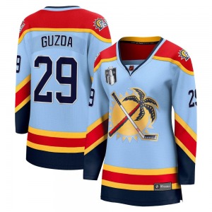 Women's Breakaway Florida Panthers Mack Guzda Light Blue Special Edition 2.0 2023 Stanley Cup Final Official Fanatics Branded Je