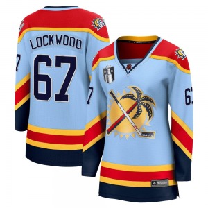 Women's Breakaway Florida Panthers William Lockwood Light Blue Special Edition 2.0 2023 Stanley Cup Final Official Fanatics Bran
