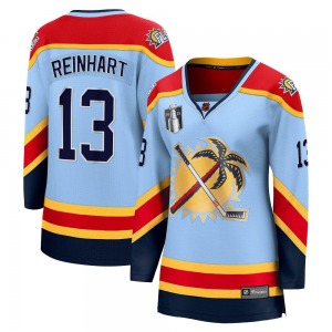 Women's Breakaway Florida Panthers Sam Reinhart Light Blue Special Edition 2.0 2023 Stanley Cup Final Official Fanatics Branded 