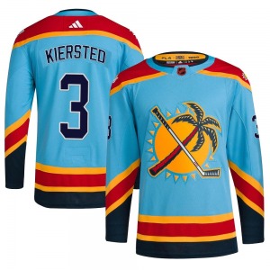 Adult Authentic Florida Panthers Matt Kiersted Light Blue Reverse Retro 2.0 Official Adidas Jersey