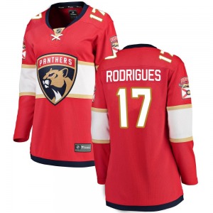 Women's Breakaway Florida Panthers Evan Rodrigues Red Home Official Fanatics Branded Jersey