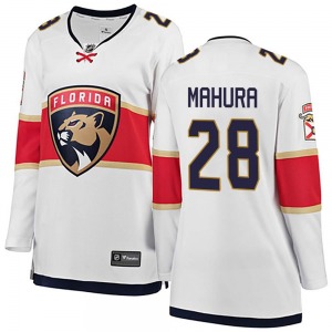 Women's Breakaway Florida Panthers Josh Mahura White Away Official Fanatics Branded Jersey