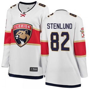 Women's Breakaway Florida Panthers Kevin Stenlund White Away Official Fanatics Branded Jersey